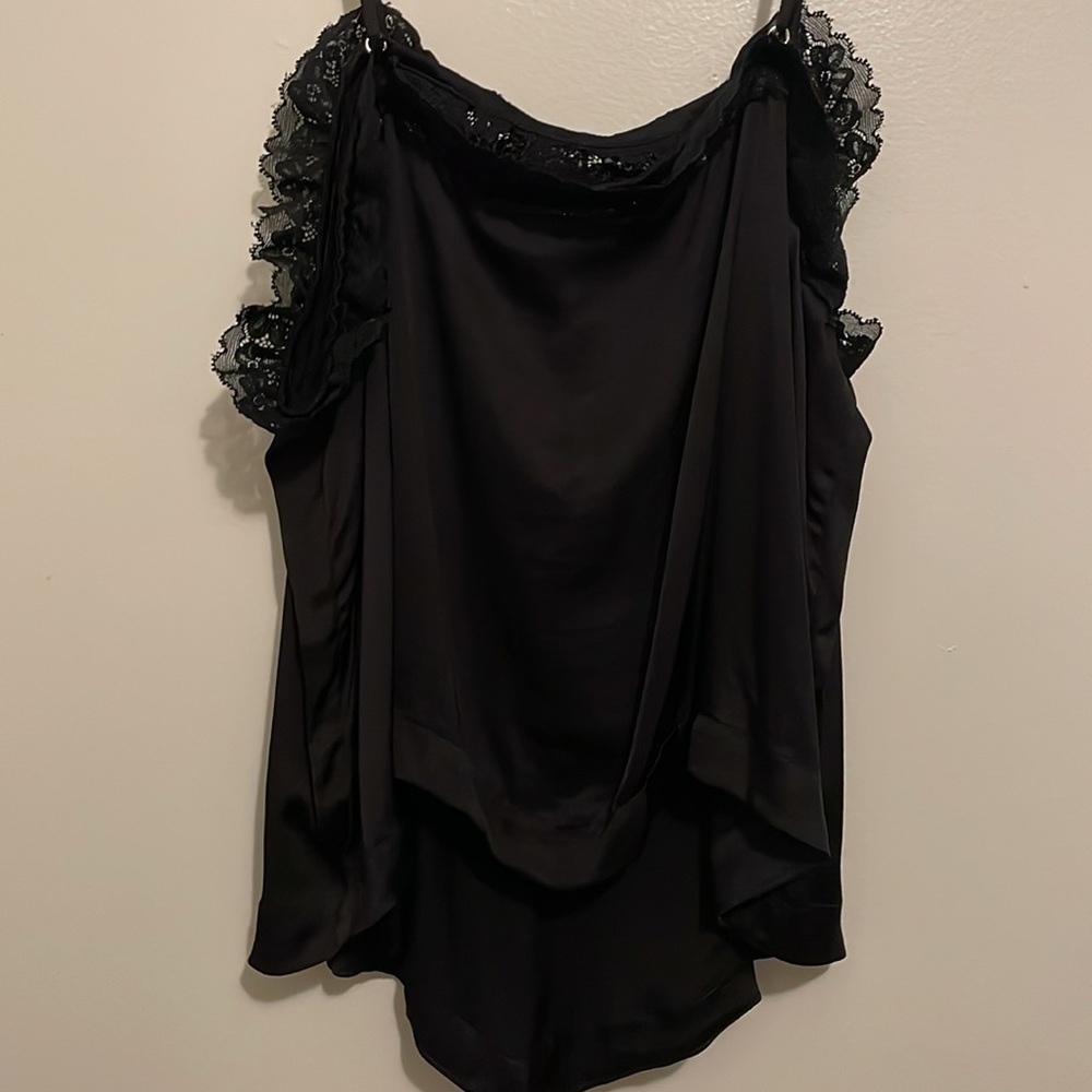 NWT Chasing Unicorns Used To Love Her Satin + Lace Camisole ❤️ - Picture 10 of 10